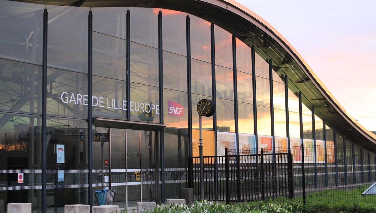 Lille Gares Studio Avec Parking Securise Exteriör bild