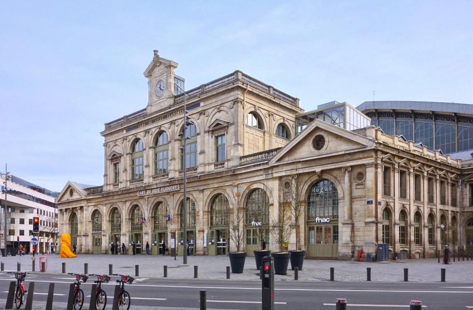 Lille Gares Studio Avec Parking Securise Exteriör bild