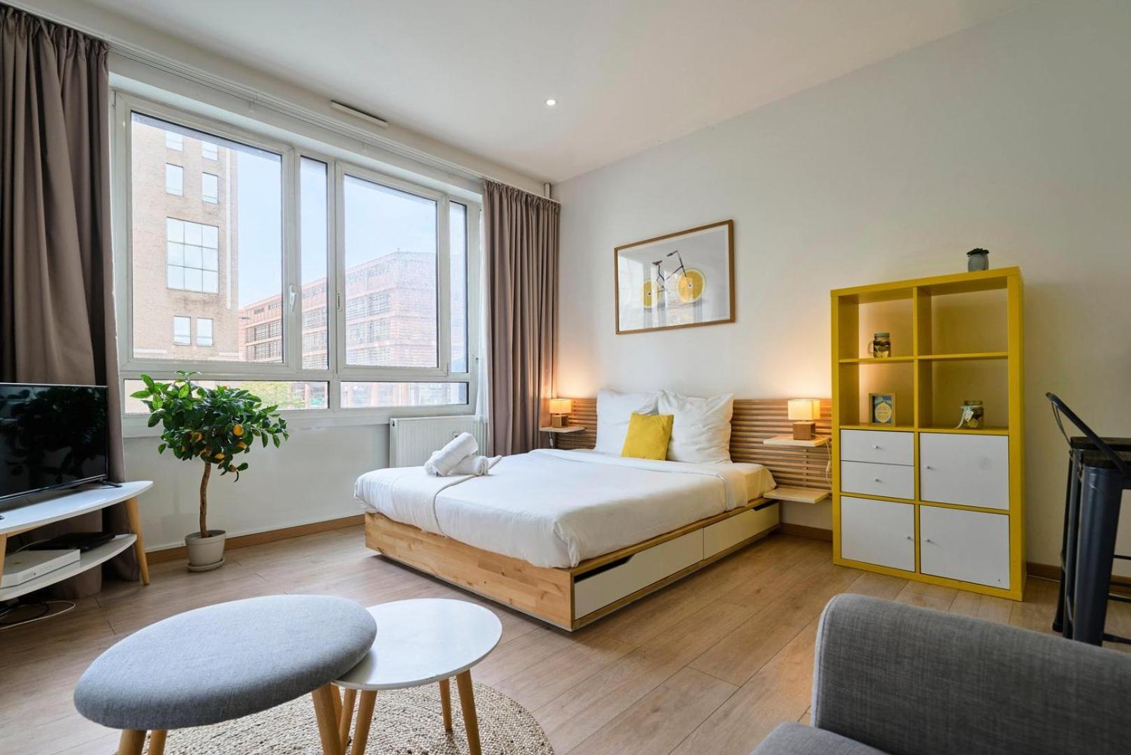 Lille Gares Studio Avec Parking Securise Exteriör bild